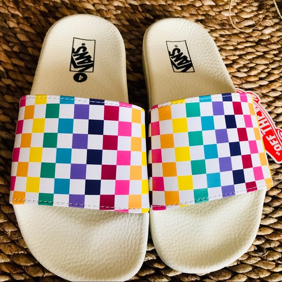 Vans Other - VANS party check slide
